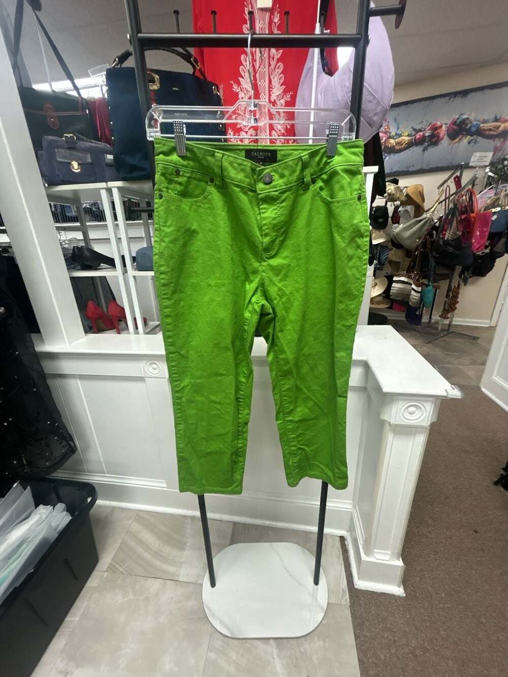 Talbots Green Capri Jeans